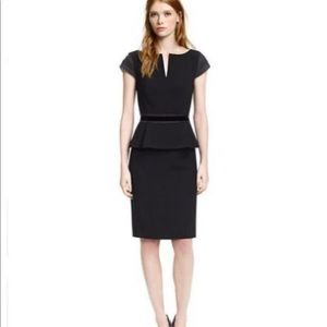 NWT Tory Burch Ashley Cap Sleeve Peplum Dress SZ 6